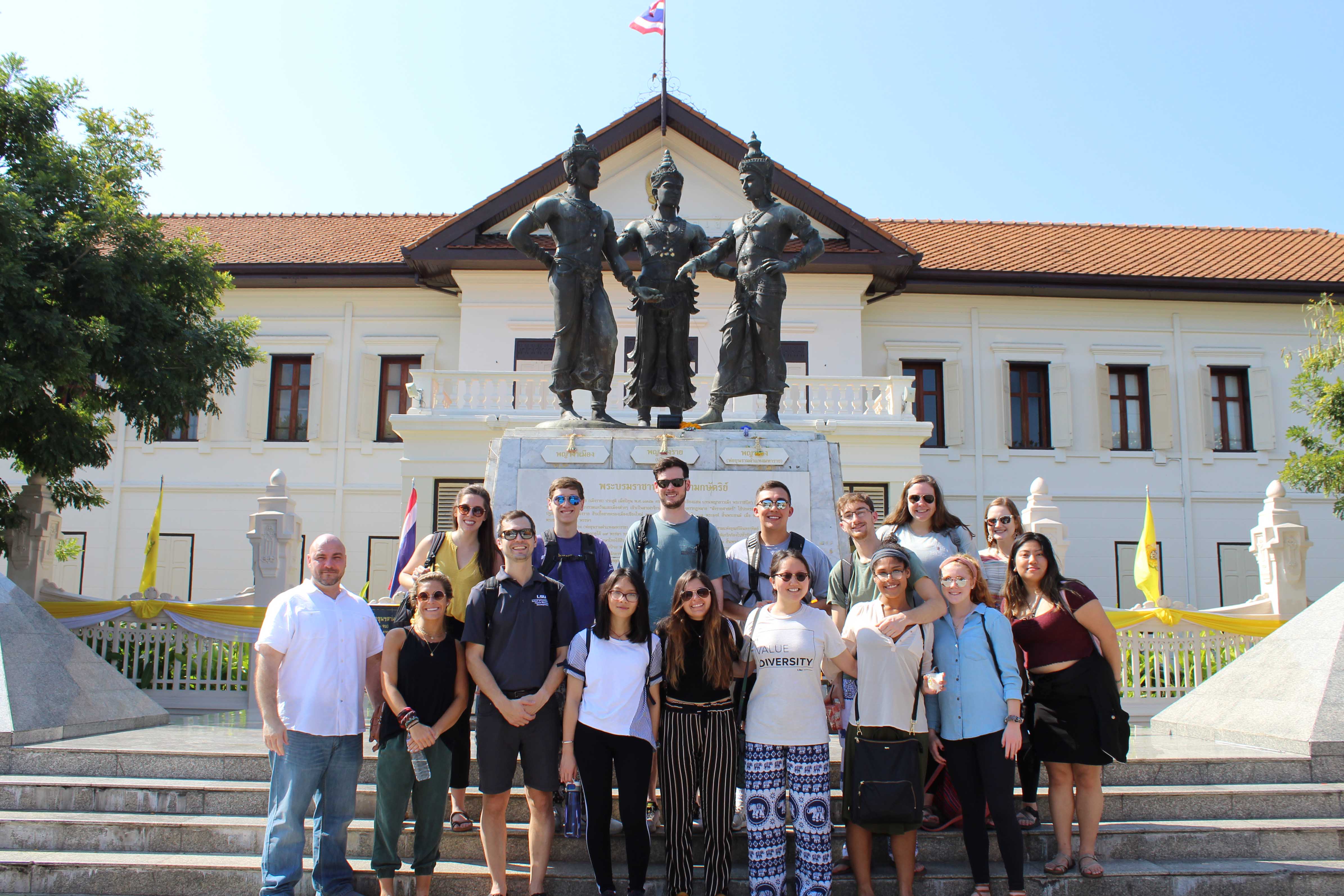 students in chiang mai, thailand