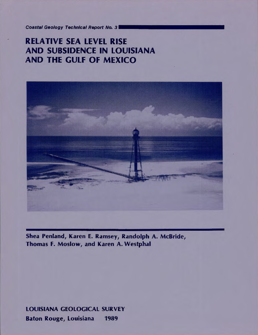 Relative Sea Level Rise and Subsidence in Louisiana and Gulf of Mexico