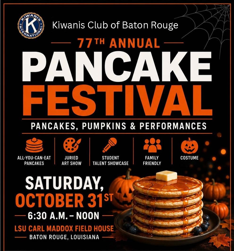 Pancake Festival Flyer 77th Annual Pancake Festival - Pancakes, pumpkins, and performances. All-you-can-eat pancakes, juried art show, student talent showcase, family friendly, costume.